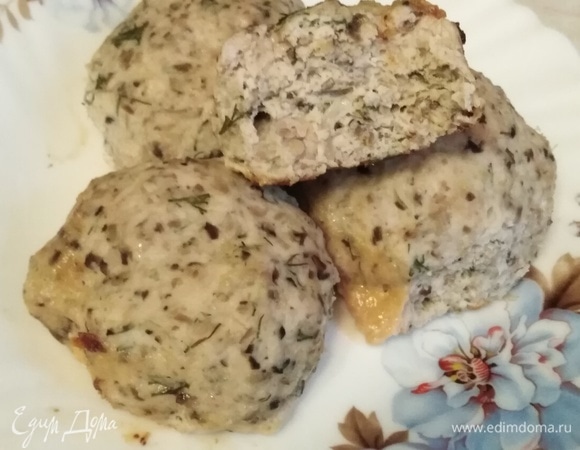 Котлеты из курицы с грибами