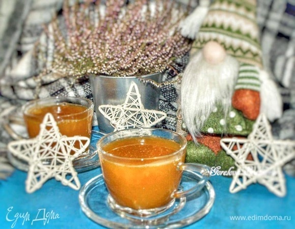 Имбирно-облепиховый напиток с медом Имбирно-облепиховый напиток с медом