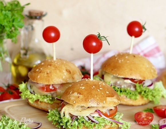 Домашние бургеры с индейкой 