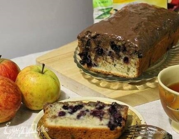 Апельсиновый кекс с черникой и шоколадом Апельсиновый кекс с черникой и шоколадом