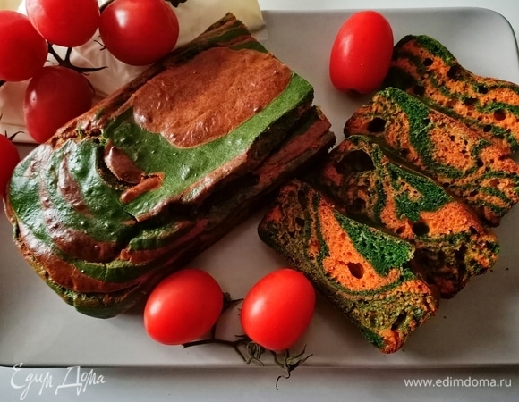 Закусочный мраморный кекс Закусочный мраморный кекс