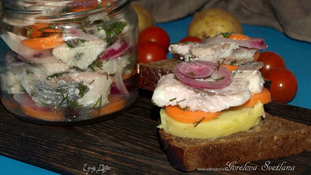 Сельдь по-шведски Inlagd sill