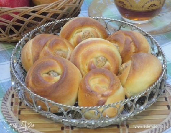 Орехово-сырные розочки Орехово-сырные розочки