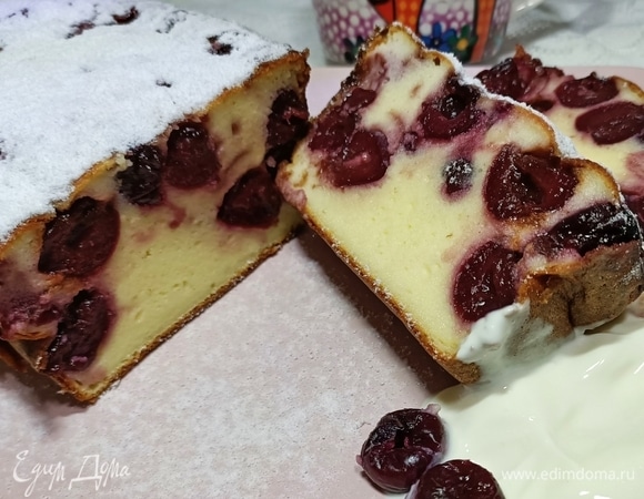 Запеканка с черешней 