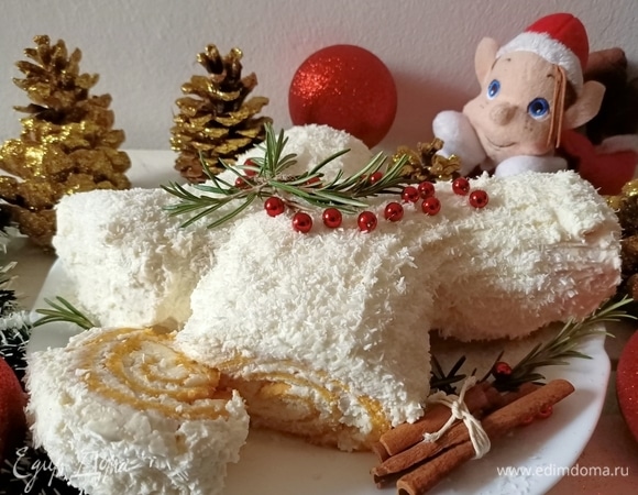 Рулет «Полено под снегом» Рулет «Полено под снегом»