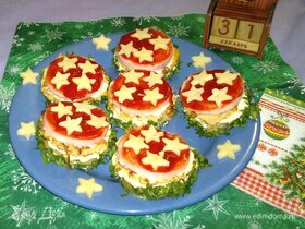 Бутерброды «Новогодние»