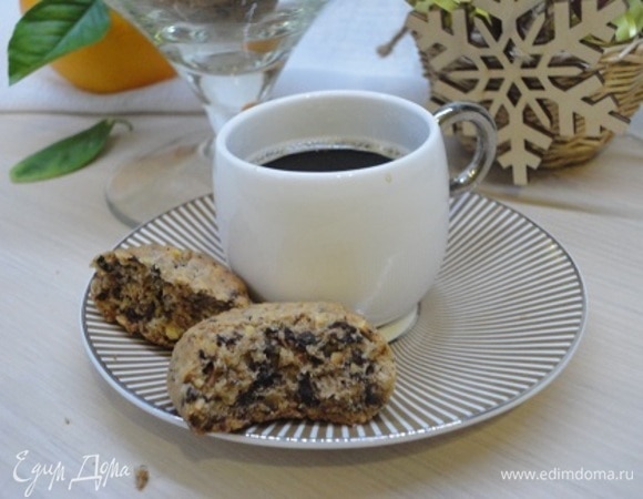 Ореховое печенье с шоколадом Ореховое печенье с шоколадом