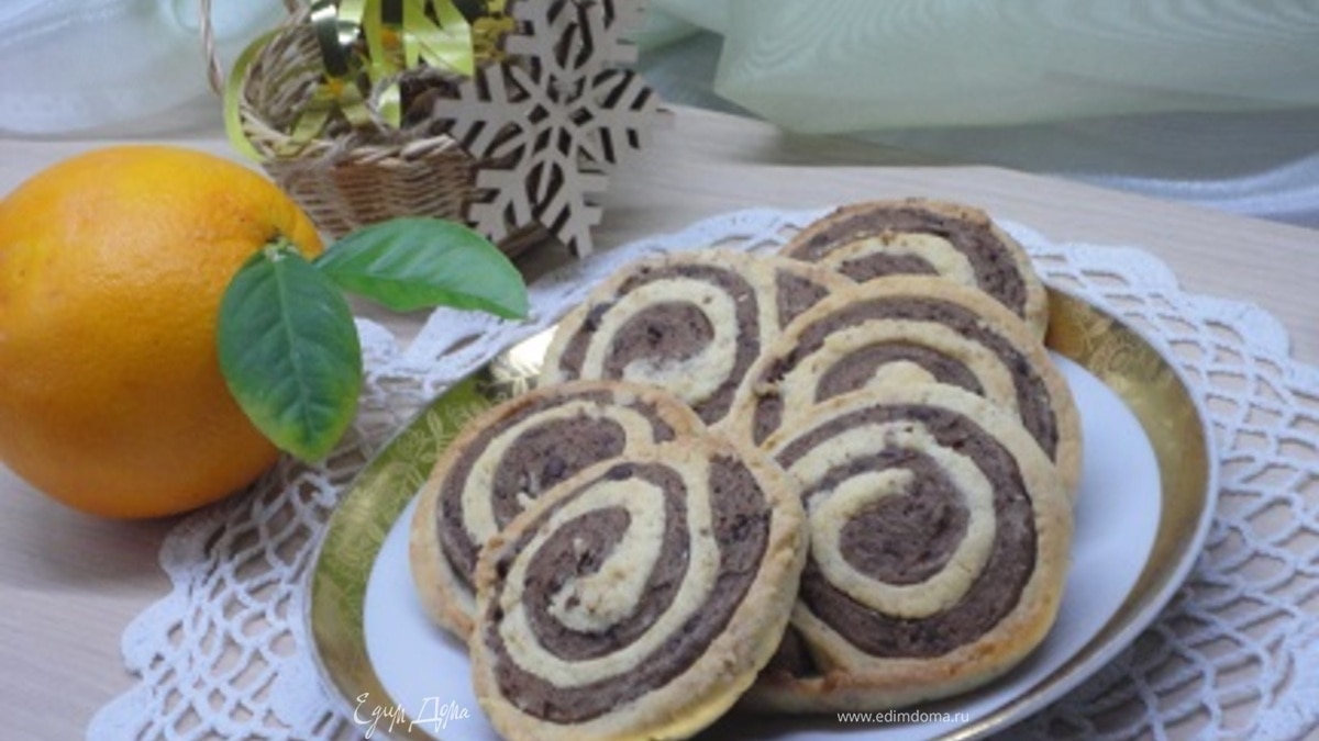 Шоколадно-миндальное печенье