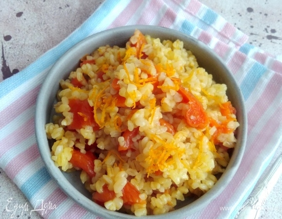Булгур с курагой и апельсином 