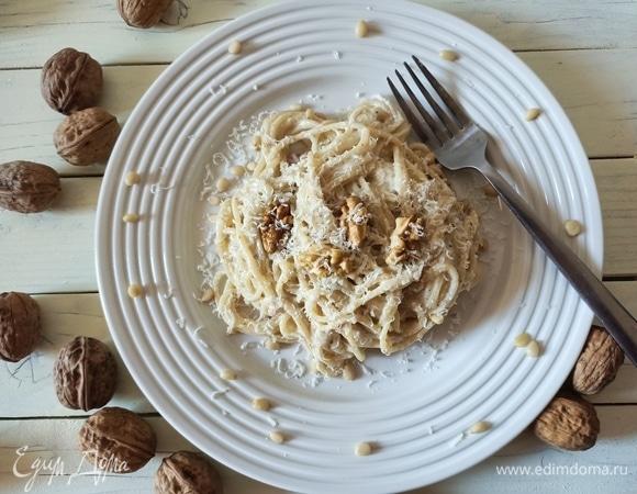 Паста с ореховым песто