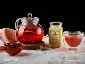Брусничный чай с медом