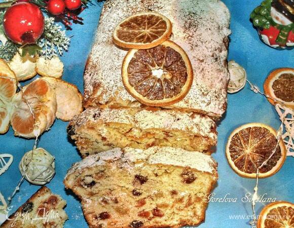 Рождественский апельсиновый кекс