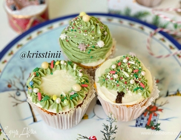 Новогодние морковные кексы с курагой Новогодние морковные кексы с курагой