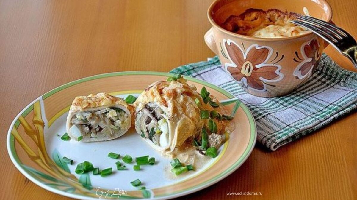 Кальмары в горшочках