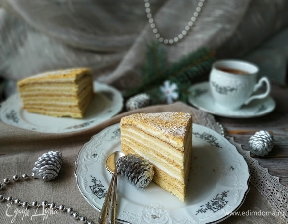 Домашний медовый торт