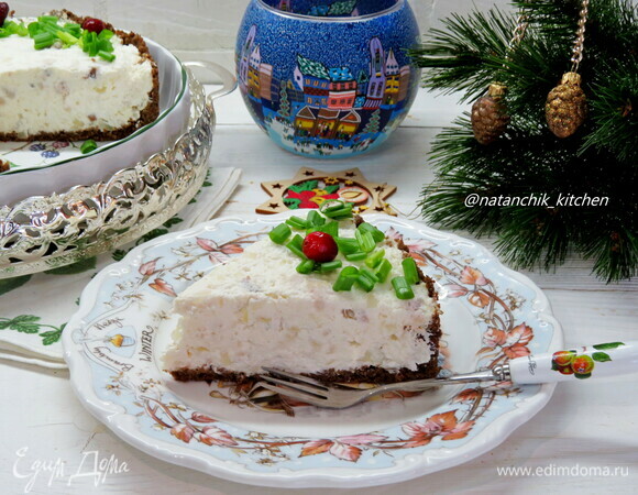 Творожный тарт с селедкой (Herring cake)