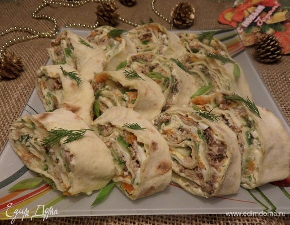 Рулет из лаваша «Традиционный» Рулет из лаваша «Традиционный»