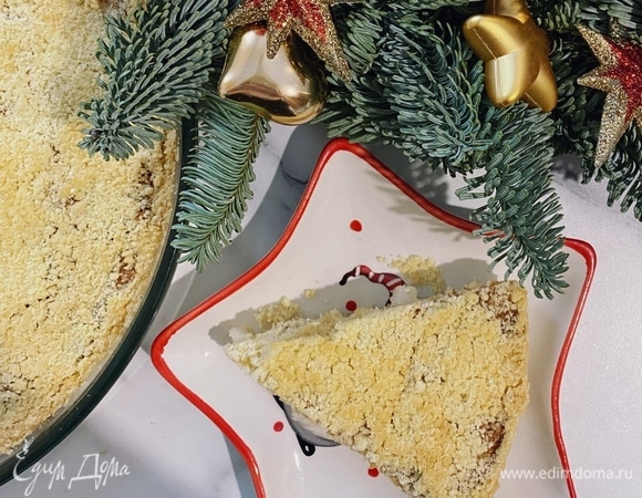 Королевская ватрушка с грушей и яблоком