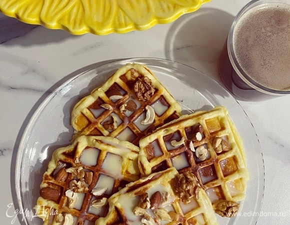 Вафли с рикоттой Вафли с рикоттой