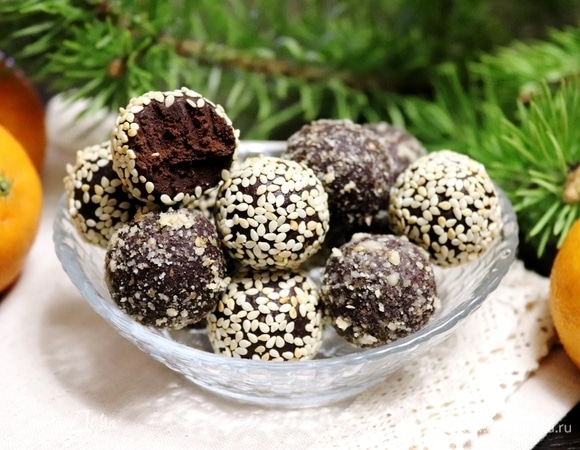 Шоколадные конфеты с авокадо Шоколадные конфеты с авокадо