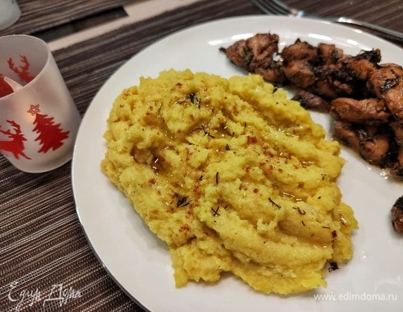 Пюре из цветной капусты с маскарпоне Пюре из цветной капусты с маскарпоне