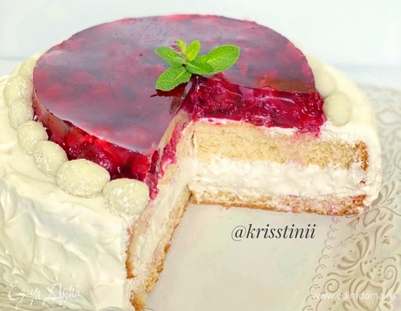 Торт «Вишневая нежность»