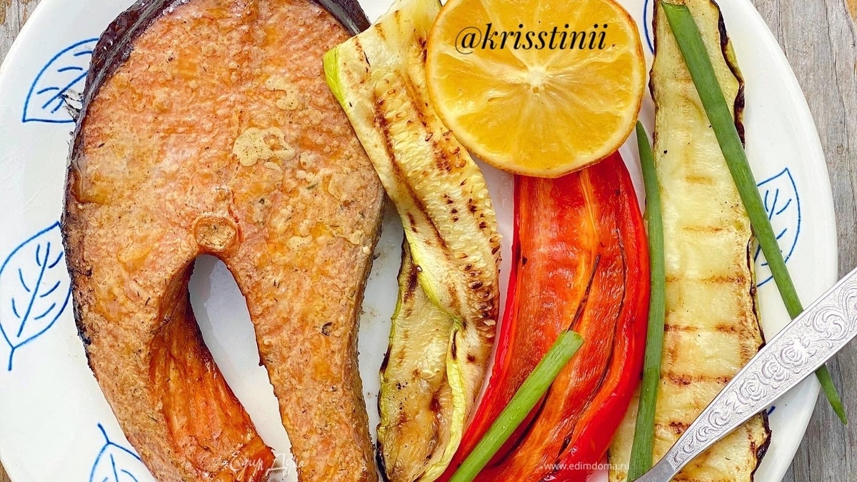 Лосось на гриле