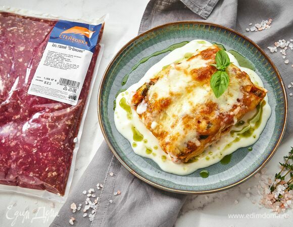 Каннеллони с говяжьим фаршем Каннеллони с говяжьим фаршем