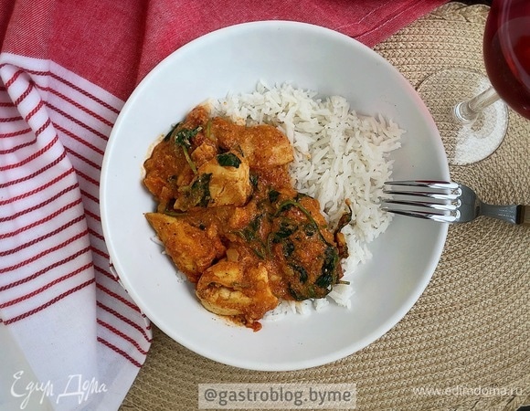 Курица в соусе тикка масала