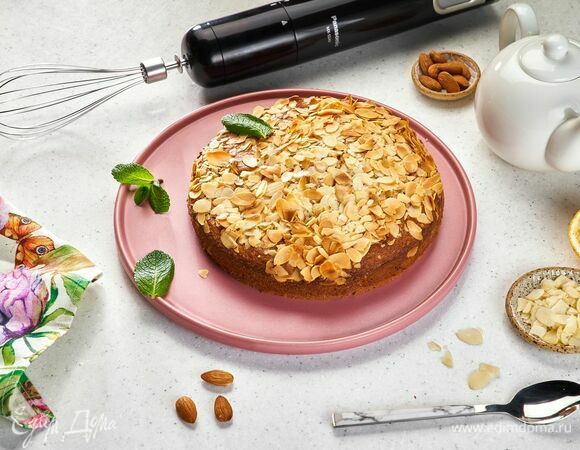 Лимонно-миндальный пирог