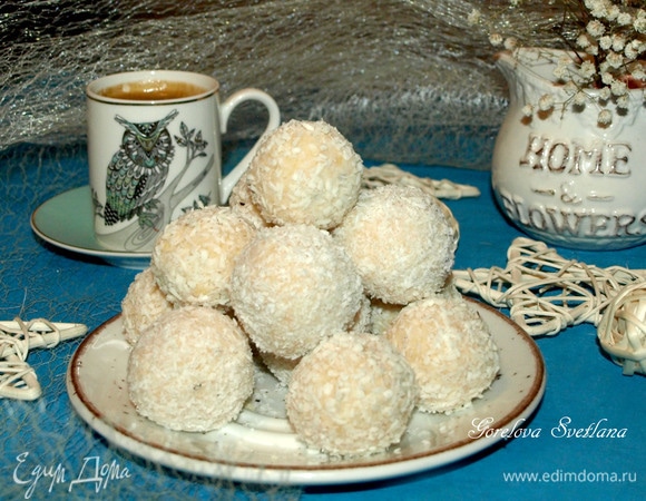 Кокосовый десерт с рикоттой