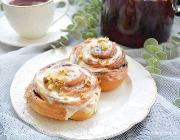 Синнабоны с корицей и какао