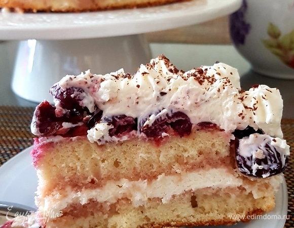 Вишневый торт «Наслаждение» Вишневый торт «Наслаждение»