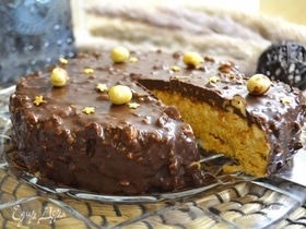 Торт «Муравейник» с шоколадом и фундуком
