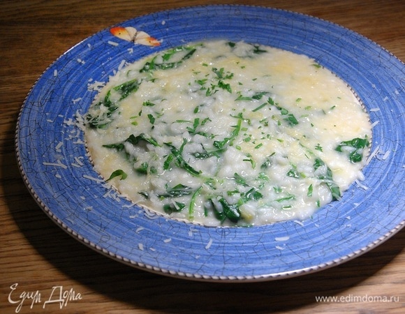 Ризотто со шпинатом