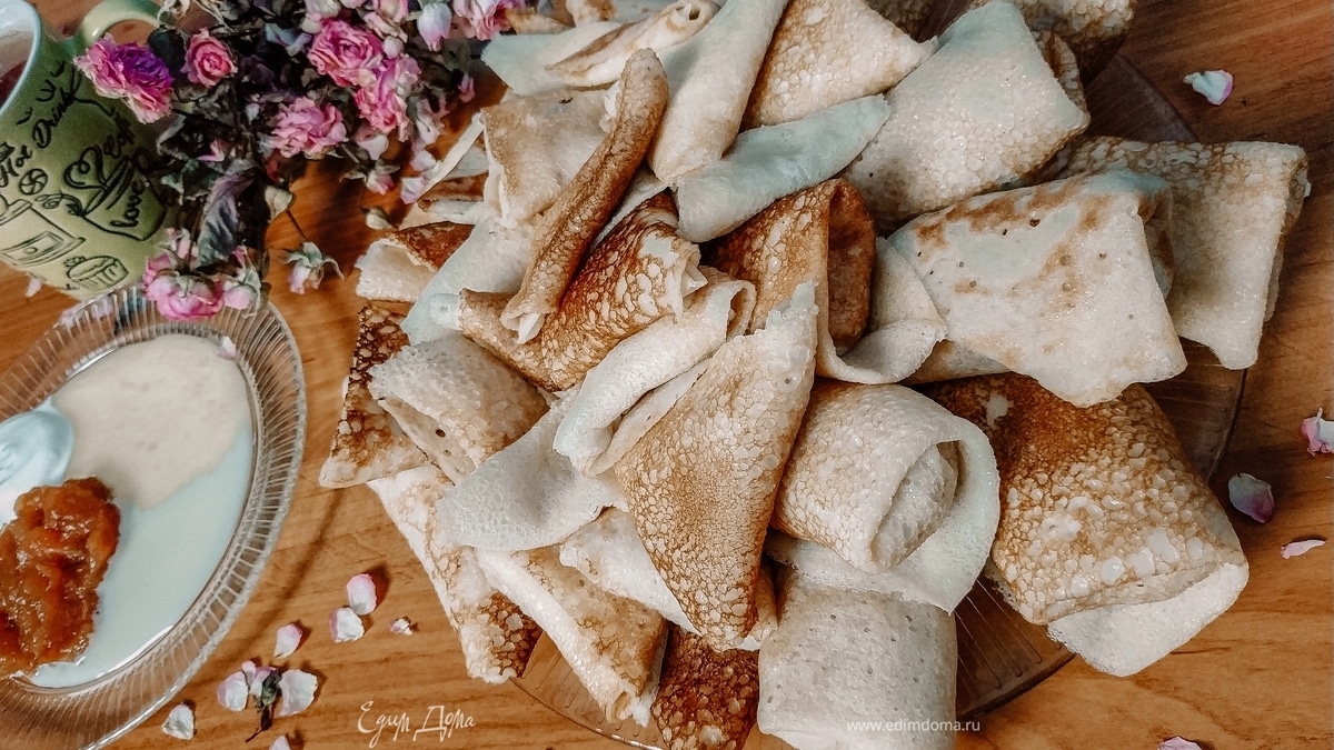 Безлактозные блинчики