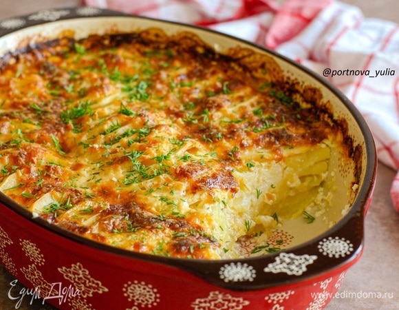 Картофельный гратен