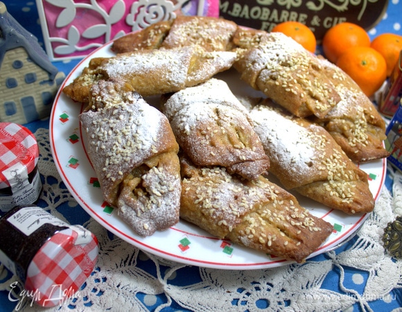 Творожные рогалики на полезной муке Творожные рогалики на полезной муке