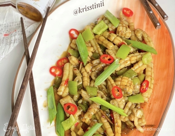 Кальмары в азиатском стиле Кальмары в азиатском стиле