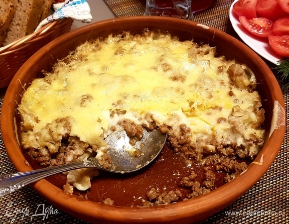 Запеканка из цветной капусты и говядины