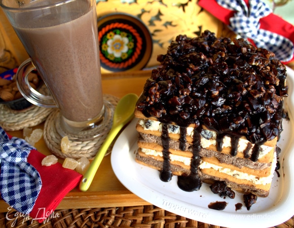 Десерт из печенья с творогом Десерт из печенья с творогом