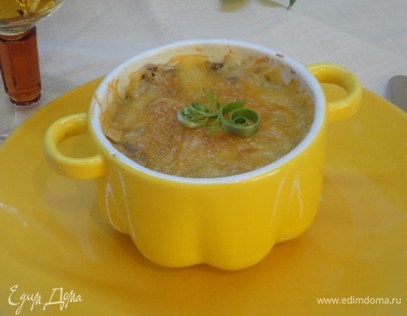 Жюльен из шампиньонов со сливками Жюльен из шампиньонов со сливками