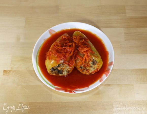 Фаршированные перцы с грибами