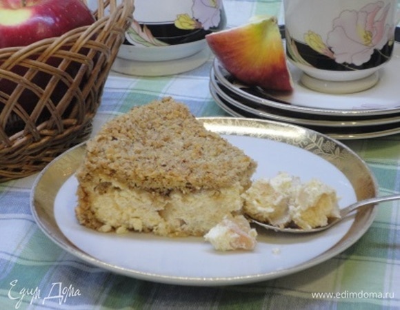 Ванильная ватрушка с яблоками Ванильная ватрушка с яблоками