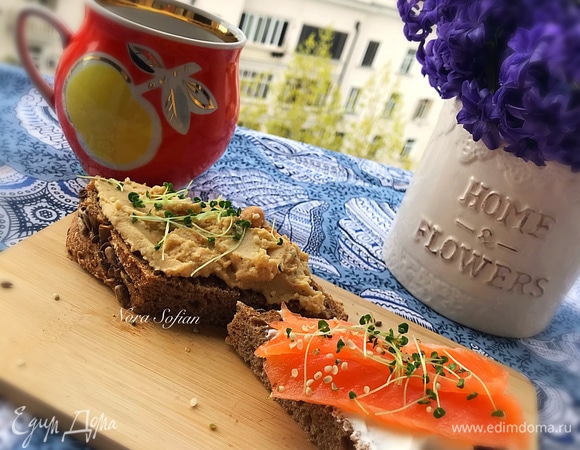 Полезные бутерброды с микрозеленью