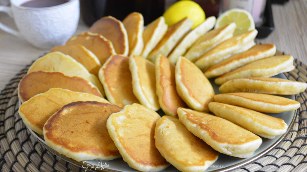 Лимонные оладьи