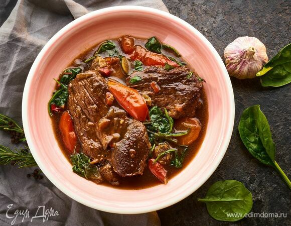 Жаркое из говядины в кисло-сладком соусе Жаркое из говядины в кисло-сладком соусе