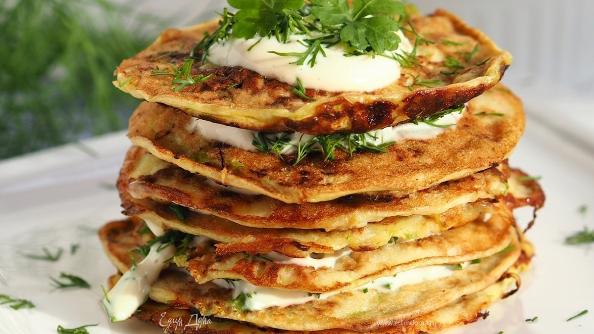 Оладьи из кабачков