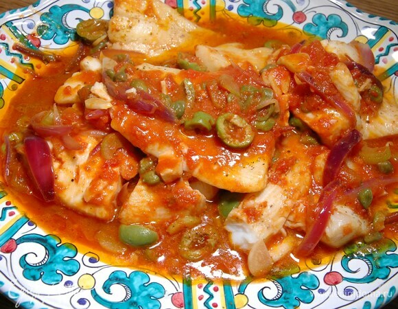 Треска по-средиземноморски Треска по-средиземноморски