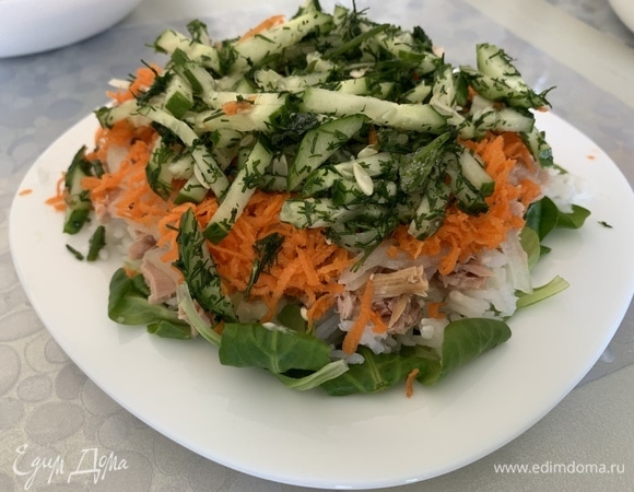 Салат «Норвежский роман» Салат «Норвежский роман»